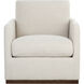 Portman Effie Linen Swivel Lounge Chair, Swivel